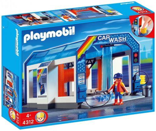 PLAYMOBIL City Life 4312 Station de lavage voitures