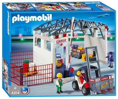 PLAYMOBIL City Action 4314 Manutentionnaires / entrepôt / chariot élévateur