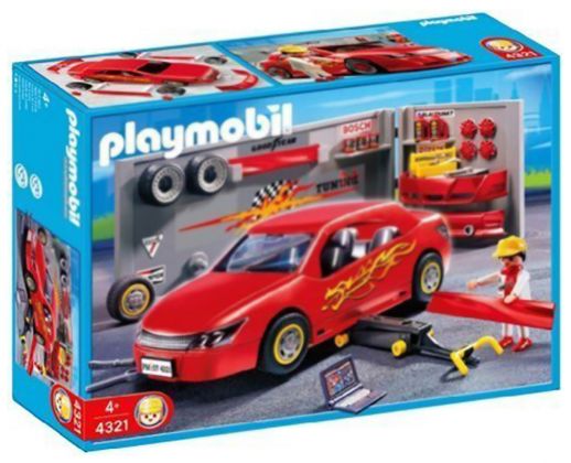 PLAYMOBIL City Life 4321 Voiture de sport rouge avec accessoires