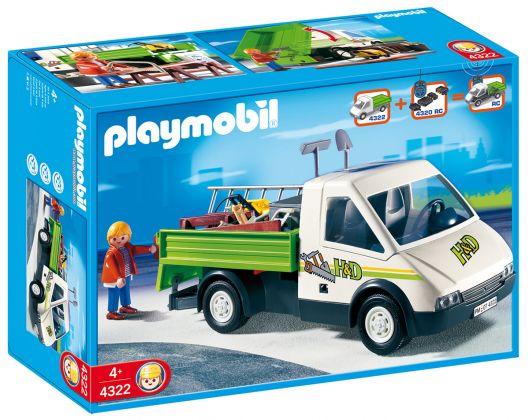 PLAYMOBIL City Action 4322 Entrepreneur et camionnette