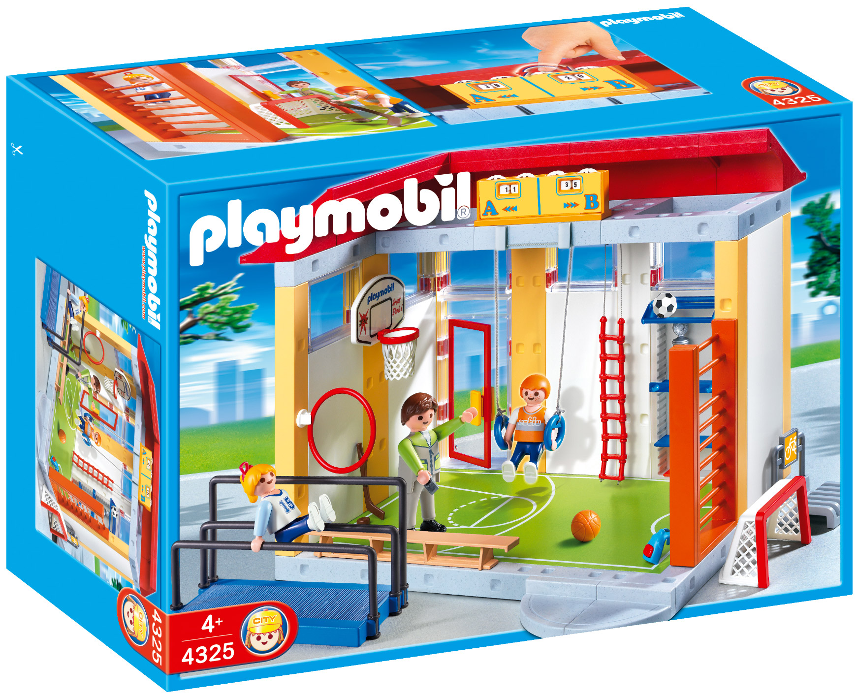 Playmobil City Life 4325 pas cher, Gymnase