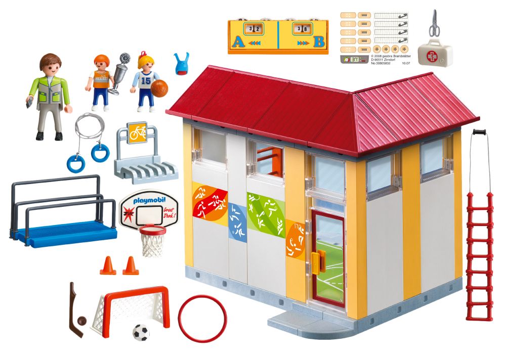 Playmobil City Life 4325 pas cher, Gymnase