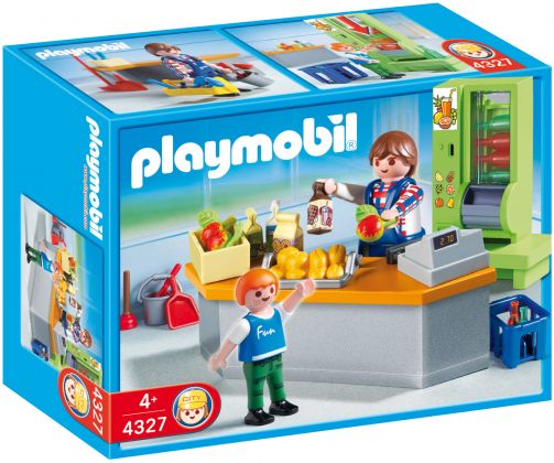 PLAYMOBIL City Life 4327 Boutique et matériel d'entretien