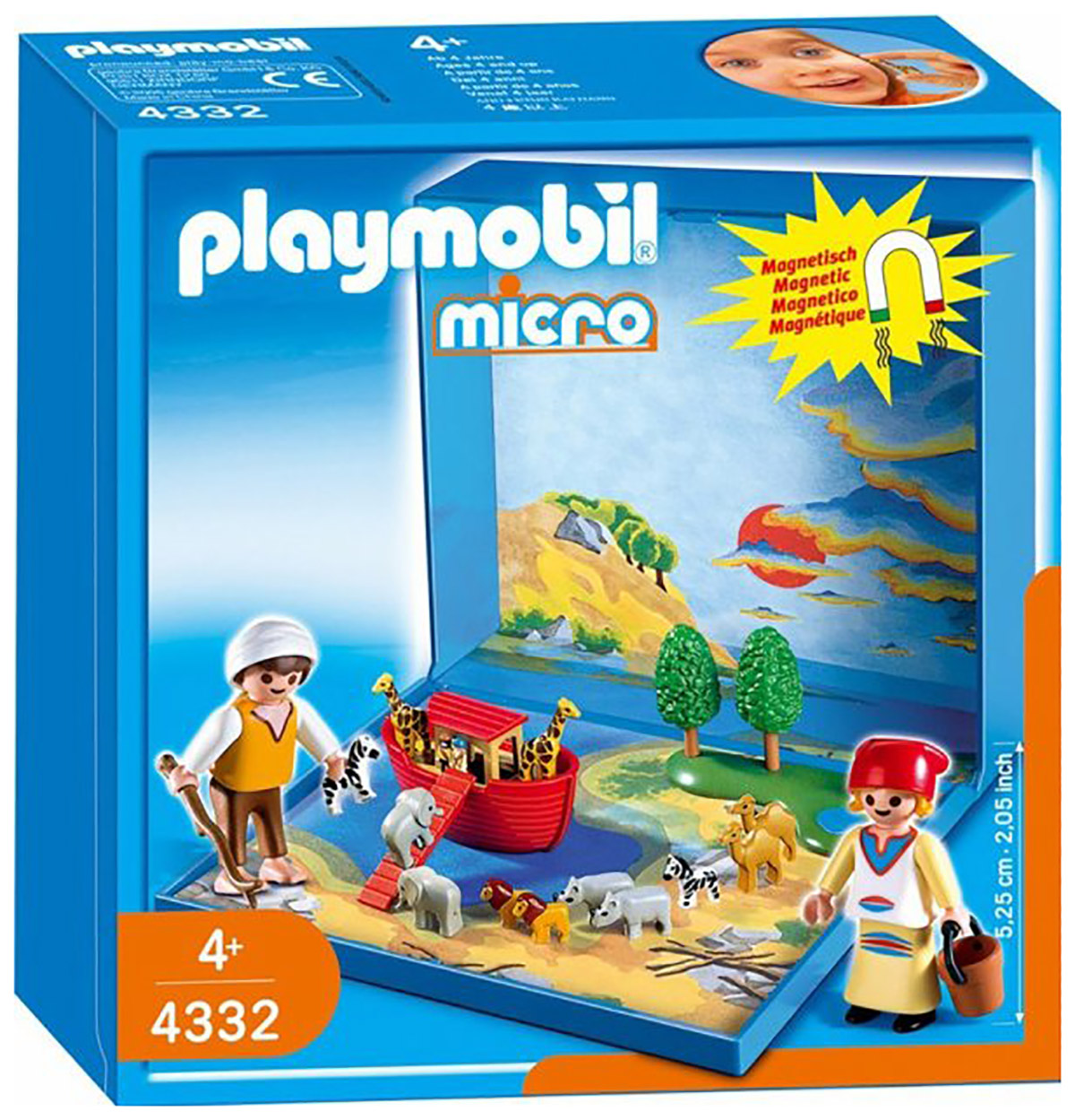 Playmobil Micro 4332 pas cher, Micro Playmobil Arche de Noé