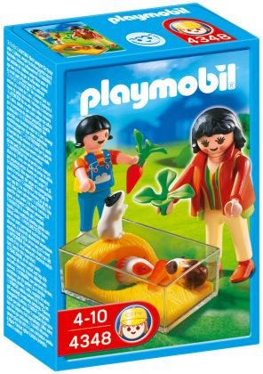 PLAYMOBIL City Life 4348 Enfants avec terrarium et cochons d’Inde