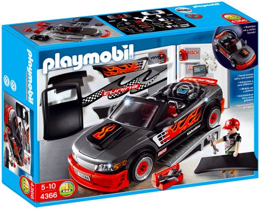 PLAYMOBIL City Action 4366 Voiture tuning avec effets sonores
