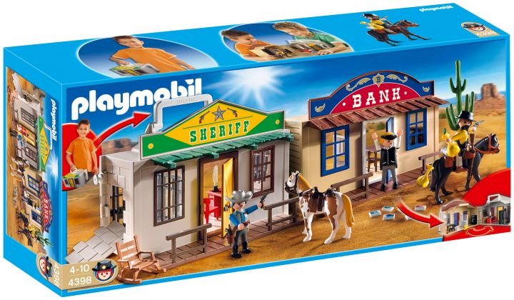 PLAYMOBIL Western 4398 Coffret de cow-boy transportable