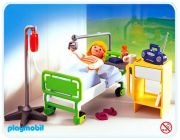 Playmobil Hôpital - Lit Avec Accessoires (réf. 30041980, 30617970, 30617950) - Occasion
