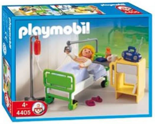 PLAYMOBIL City Life 4405 Patient / chambre d'hôpital