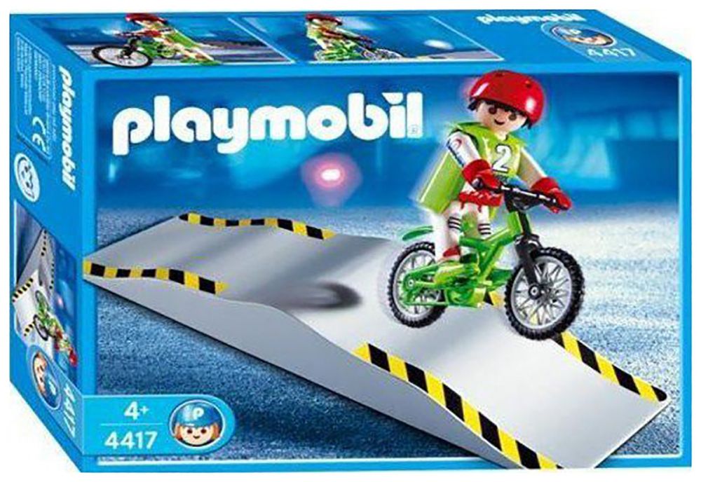 Playmobil - Pilote avec quad rouge