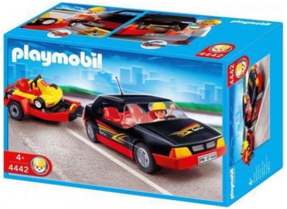 PLAYMOBIL City Life 4442 Voiture de sport avec kart