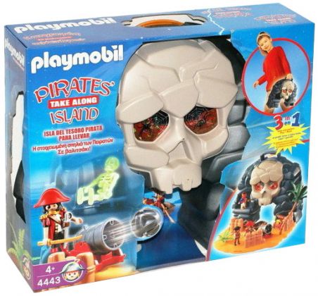 PLAYMOBIL Pirates 4443 Ile au trésor des pirates en coffret