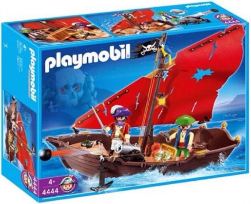 PLAYMOBIL Pirates 4444 Chaloupe des pirates