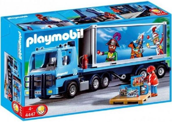 PLAYMOBIL City Action 4447 Camion porte container Playmobil