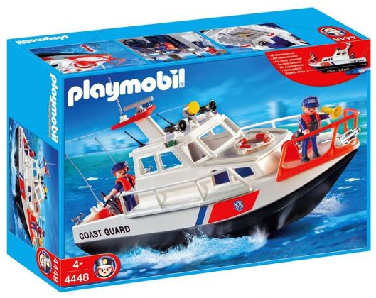 PLAYMOBIL City Action 4448 Gardes-côte et bateau