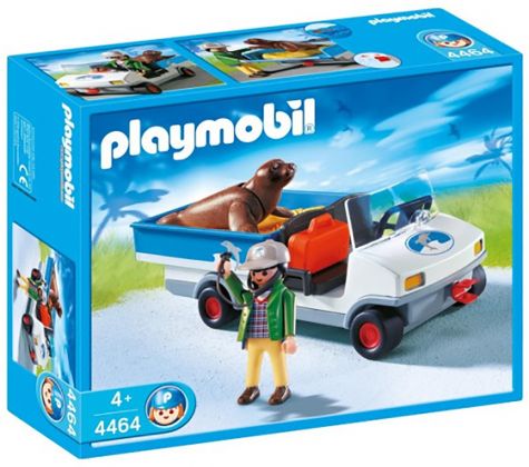 PLAYMOBIL City Life 4464 Véhicule de transport avec phoque