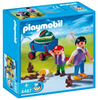 PLAYMOBIL City Life 4467 Famille avec écureuils