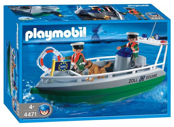 PLAYMOBIL City Action 4471 Douaniers / bateau