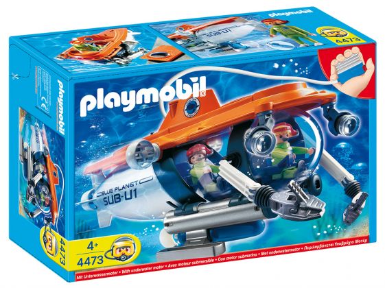 PLAYMOBIL City Action 4473 Sous-marin de recherche