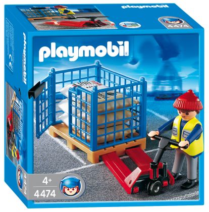 PLAYMOBIL City Action 4474 Docker avec transpalette