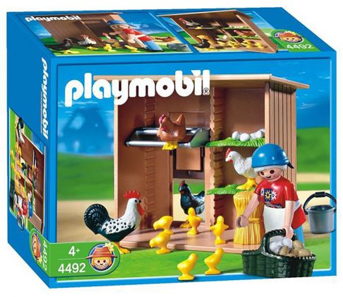 PLAYMOBIL Country 4492 Fermiere / poulailler