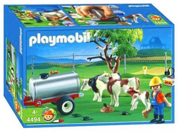 PLAYMOBIL Country 4494 Fermier / vache / réservoir