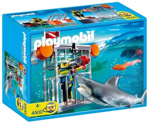 PLAYMOBIL City Action 4500 Plongeur avec requin