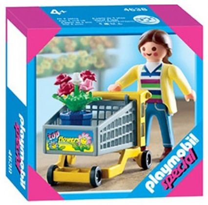 PLAYMOBIL Special Plus 4638 Cliente / chariot / fleurs