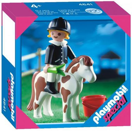 PLAYMOBIL Special Plus 4641 Cavalière avec poney