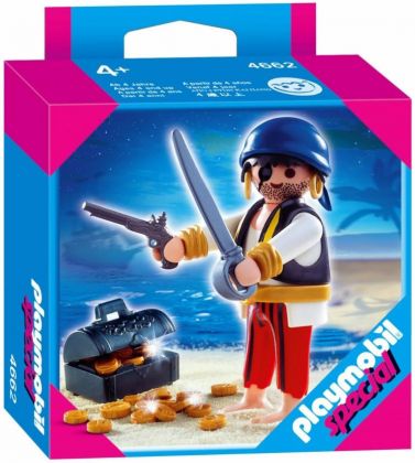 PLAYMOBIL Special Plus 4662 Pirate avec coffre au trésor