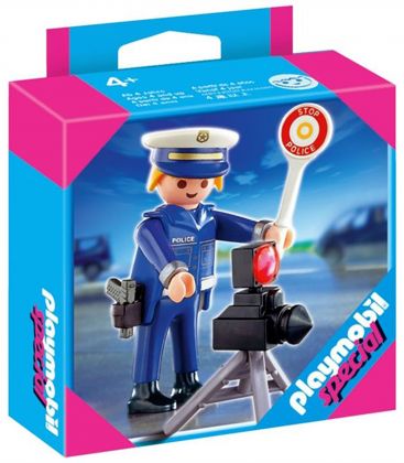 PLAYMOBIL Special Plus 4669 Policier et radar