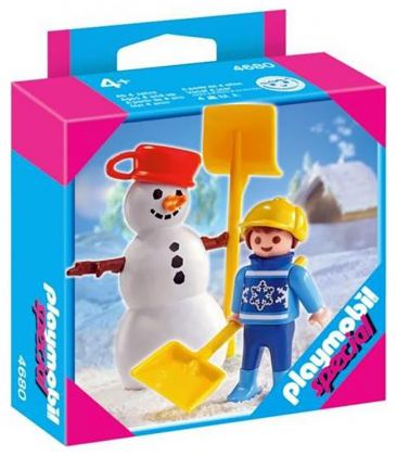 PLAYMOBIL Special Plus 4680 Enfant et bonhomme de neige