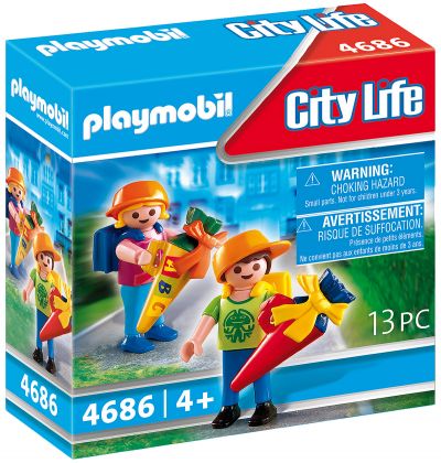 PLAYMOBIL City Life 4686 Ecoliers avec pochettes surprises