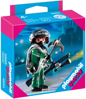 PLAYMOBIL Special Plus 4693 Policier unité spéciale