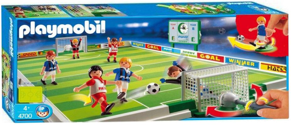 PLAYMOBIL Sports & Action 4700 Joueurs avec terrain de football