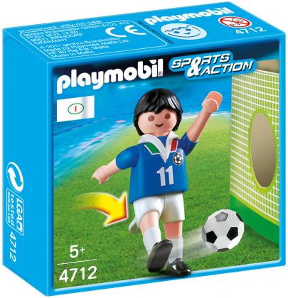 PLAYMOBIL Sports & Action 4712 Joueur de football d'Italie