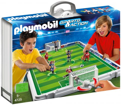 PLAYMOBIL Sports & Action 4725 Terrain de football transportable