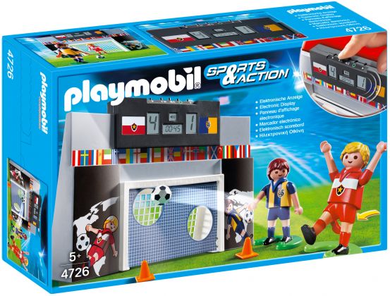 PLAYMOBIL Sports & Action 4726 Mur de tir au but et joueurs