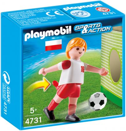 PLAYMOBIL Sports & Action 4731 Joueur équipe Pologne