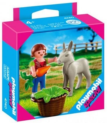 PLAYMOBIL Special Plus 4740 Enfant et Ânon