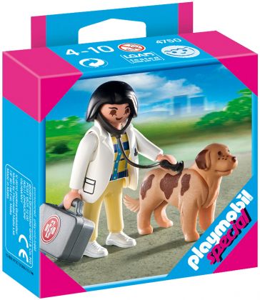 PLAYMOBIL Special Plus 4750 Vétérinaire avec chien