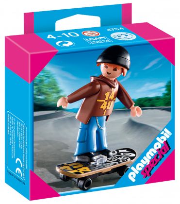 PLAYMOBIL Special Plus 4754 Jeune avec skateboard