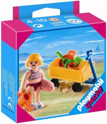 PLAYMOBIL Special Plus 4755 Enfant avec jeux de plage