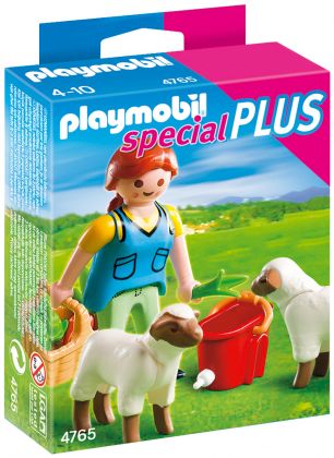 PLAYMOBIL Special Plus 4765 Agricultrice avec moutons