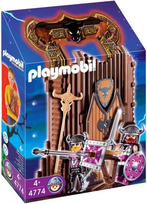 PLAYMOBIL Knights 4774 Citadelle des barbares transportable