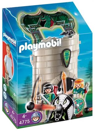 PLAYMOBIL Knights 4775 Tour des chevaliers des Dragons Verts