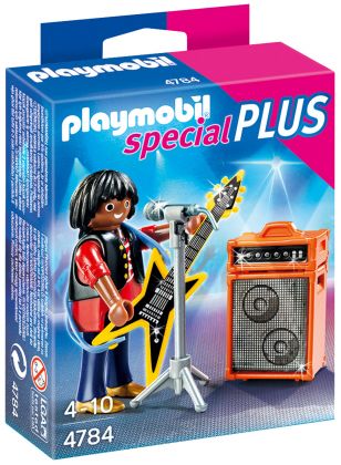 PLAYMOBIL Special Plus 4784 Chanteur de rock avec guitare