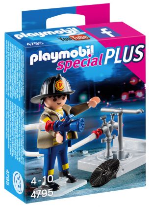 PLAYMOBIL Special Plus 4795 Pompier avec bouche d'incendie