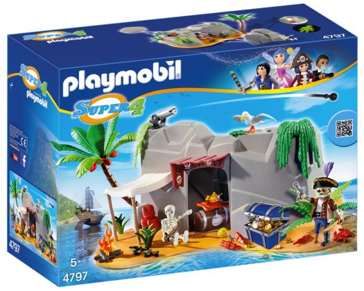 PLAYMOBIL Super 4 4797 Caverne des pirates