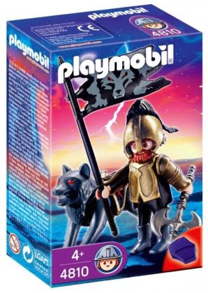 PLAYMOBIL Knights 4810 Chevalier des loups avec hache